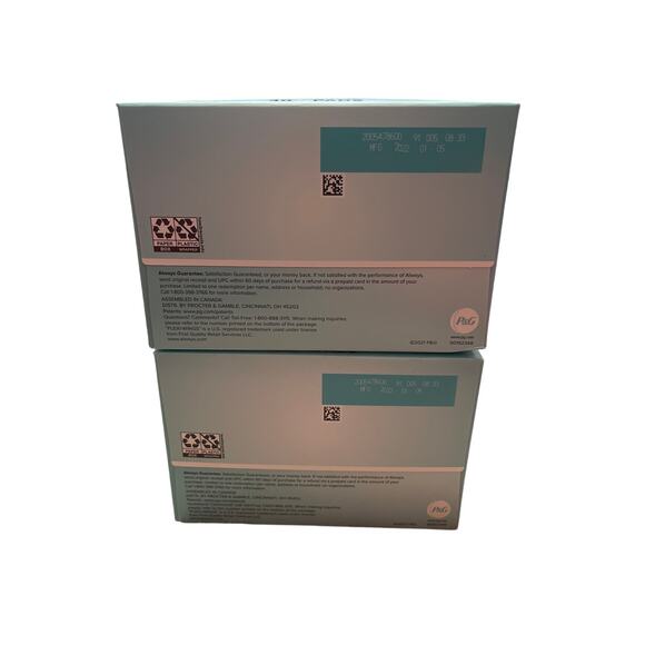 Always Heavy Flow Pads (80) NEW Pure Cotton Flexfoam Size 2 - Picture 4 of 5